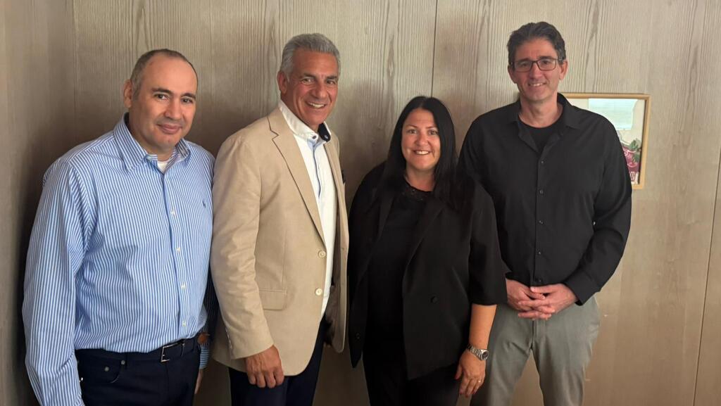 Left to Right: Michael Ben-Shimon, Jack Ciattarelli, Hilla Ovil-Brenner and  Alon Aharon