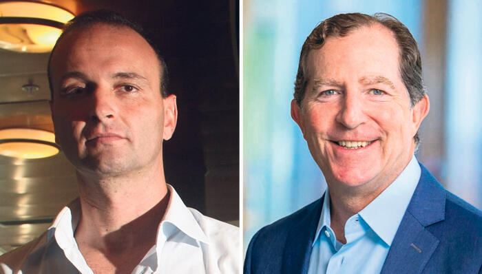 David Mussafer, Managing Partner of Advent, and Formula CEO Guy Bernstein. 