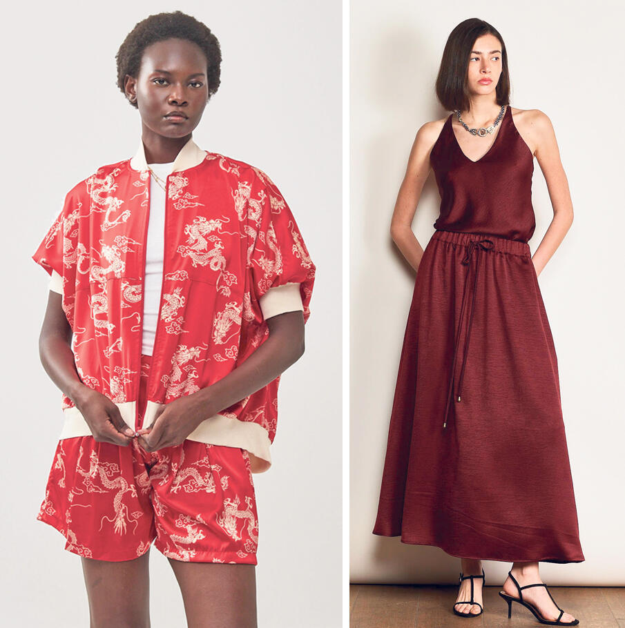 פנאי חליפה בעיצוב מותג האופנה משכית ו מתוך קולקציית הקיץ של המותג סטלה אנד לור