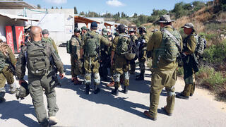 חיילים חיילי מילואים באימון