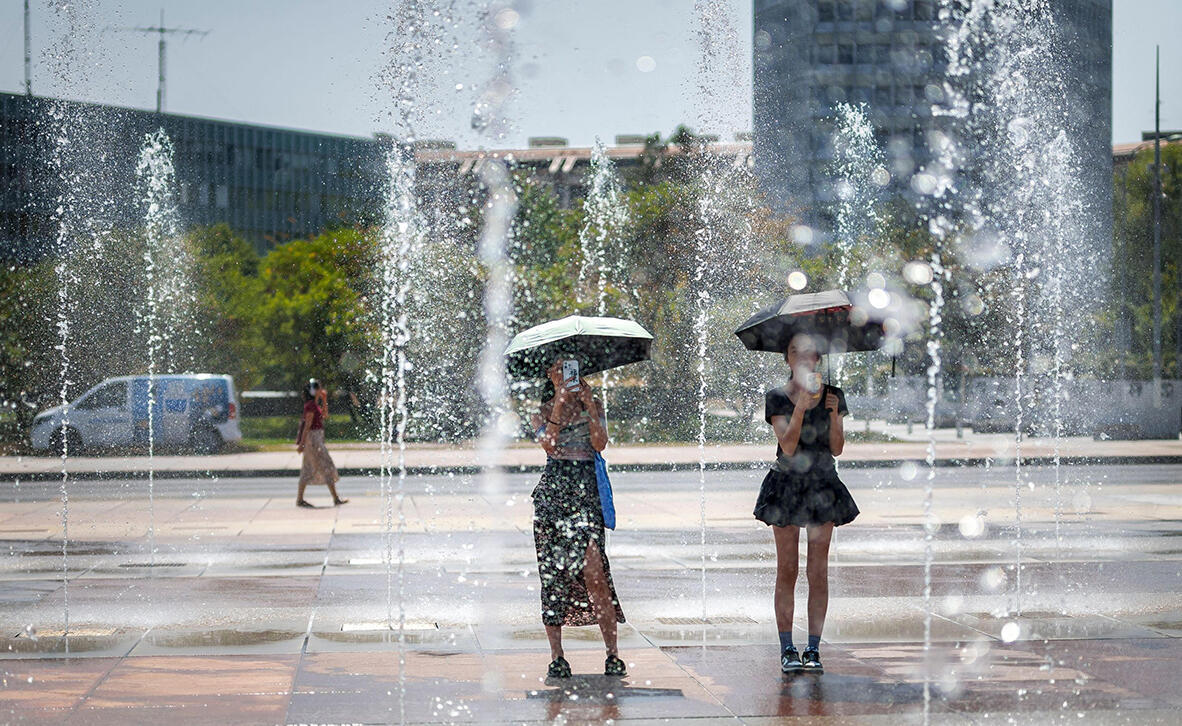 פוטו גל חום אוגוסט שוייץ ז'נבה 