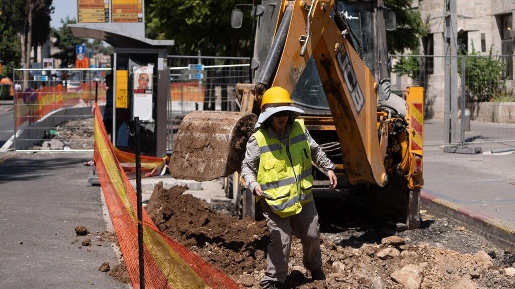 עבודות ב קו הכחול של הרכבת הקלה בירושלים הקו הכחול רכבת קלה ב ירושלים