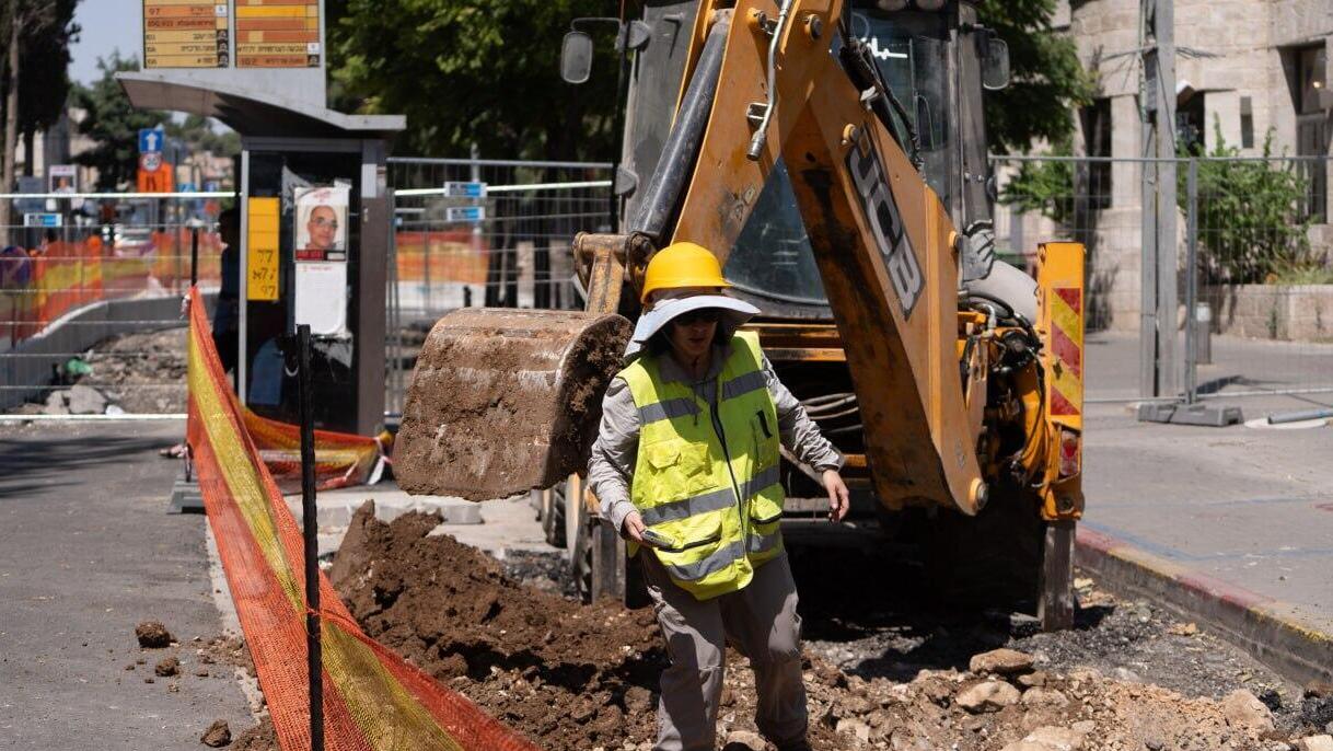 עבודות ב קו הכחול של הרכבת הקלה בירושלים הקו הכחול רכבת קלה ב ירושלים