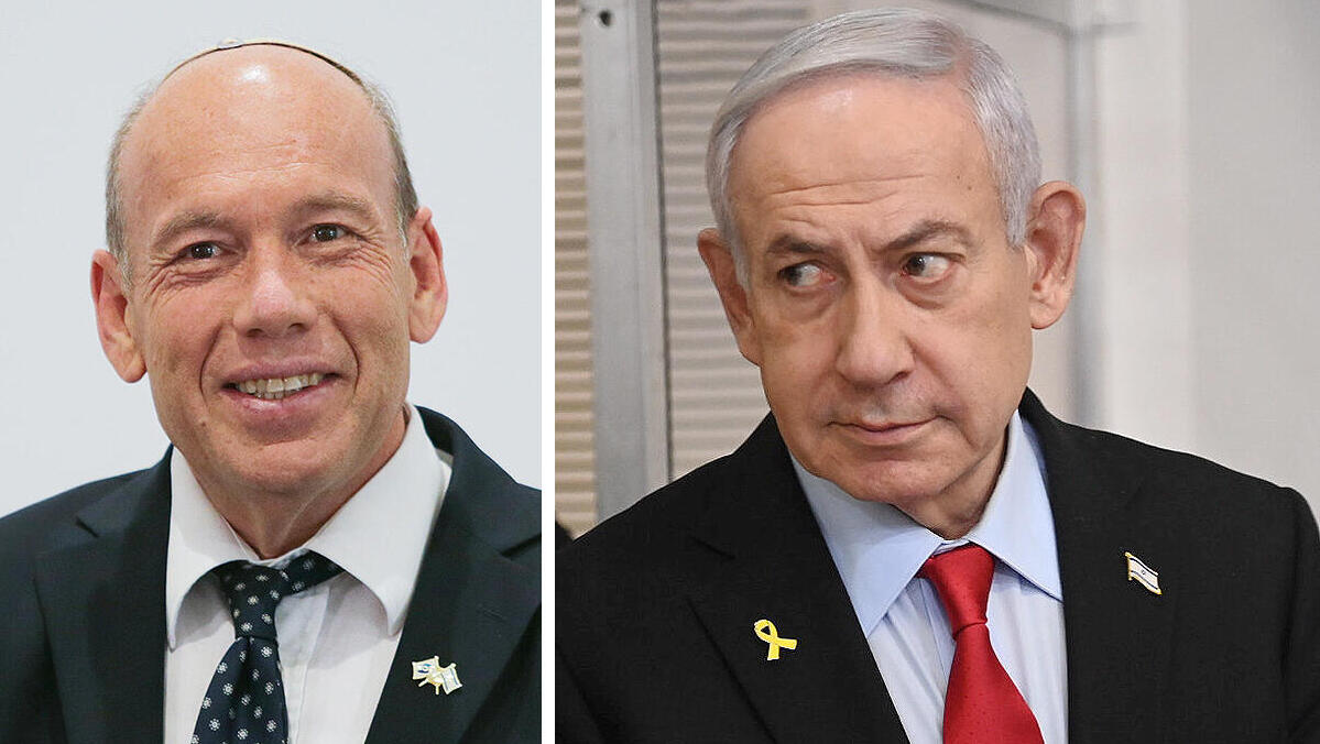 ראש הממשלה בנימין נתניהו ומבקר המדינה מתניהו אנגלמן