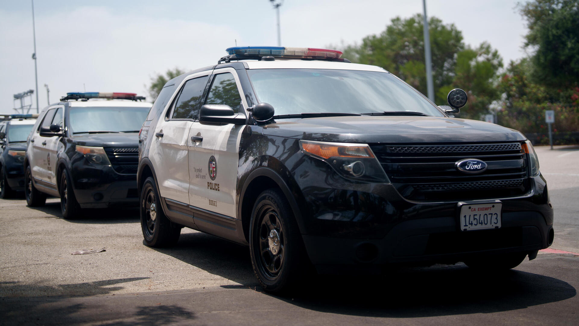 מכוניות משטרה ב קליפורניה ארה"ב