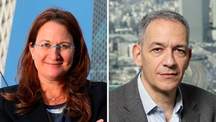 מימין רון אבידן ו  דנה עזריאלי