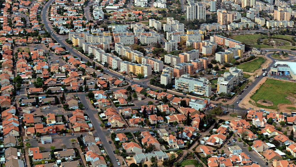 צילום אווירי של העיר קריית גת 