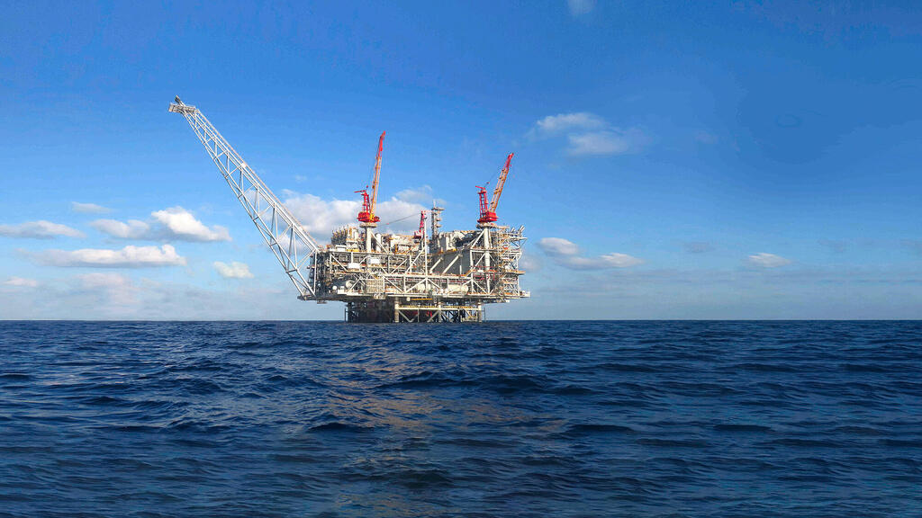 מאגר לווייתן (צילום: אלבטרוס) אסדת קידוח גז ב מאגר לוויתן