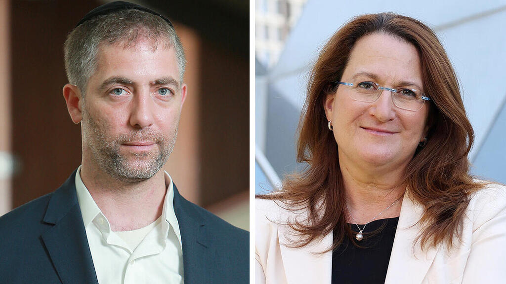 דנה עזריאלי יו"ר קבוצת עזריאלי ו ספי זינגר ראש רשות ניירות ערך