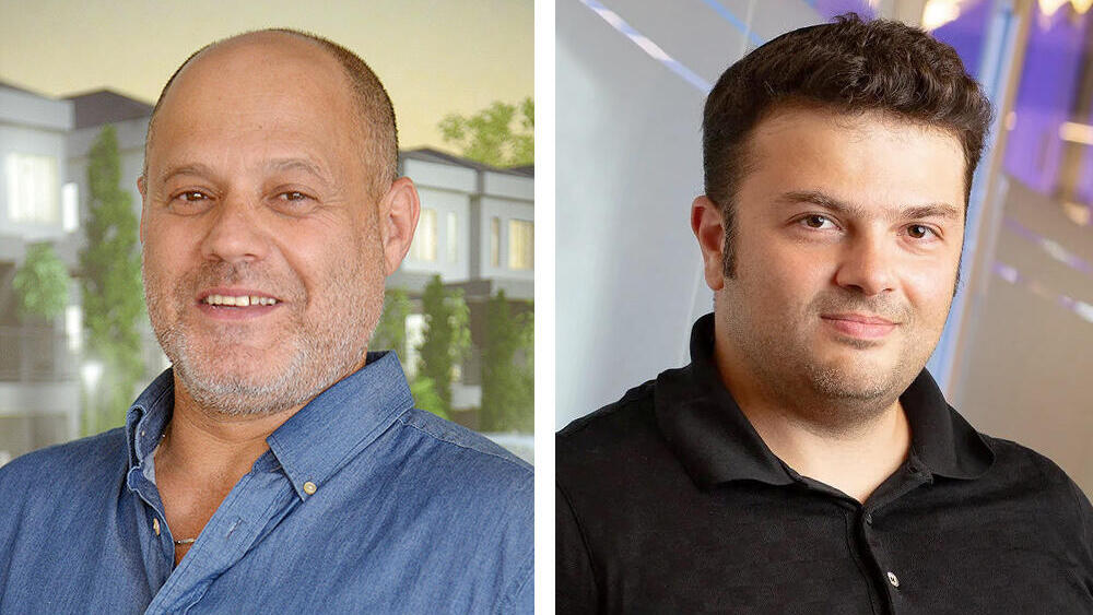 מימין יצחק מירילשוילי בעל השליטה באנשי העיר ו עופר זרף בעל השליטה ביסודות איתנים