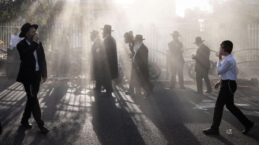 הפגנה של חרדים נגד גיוס ל צה"ל חוק ההשתמטות 19.8.25