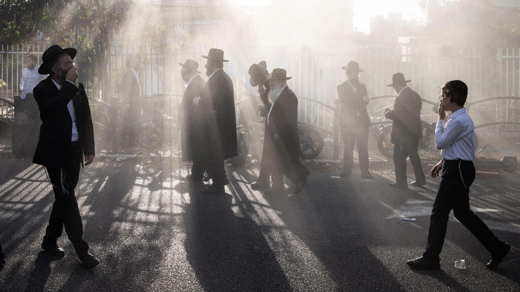 הפגנה של חרדים נגד גיוס ל צה"ל חוק ההשתמטות 19.8.25