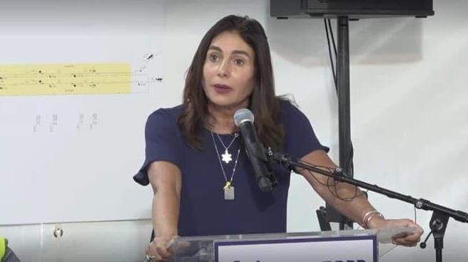 מירי רגב במסיבת עיתונאים