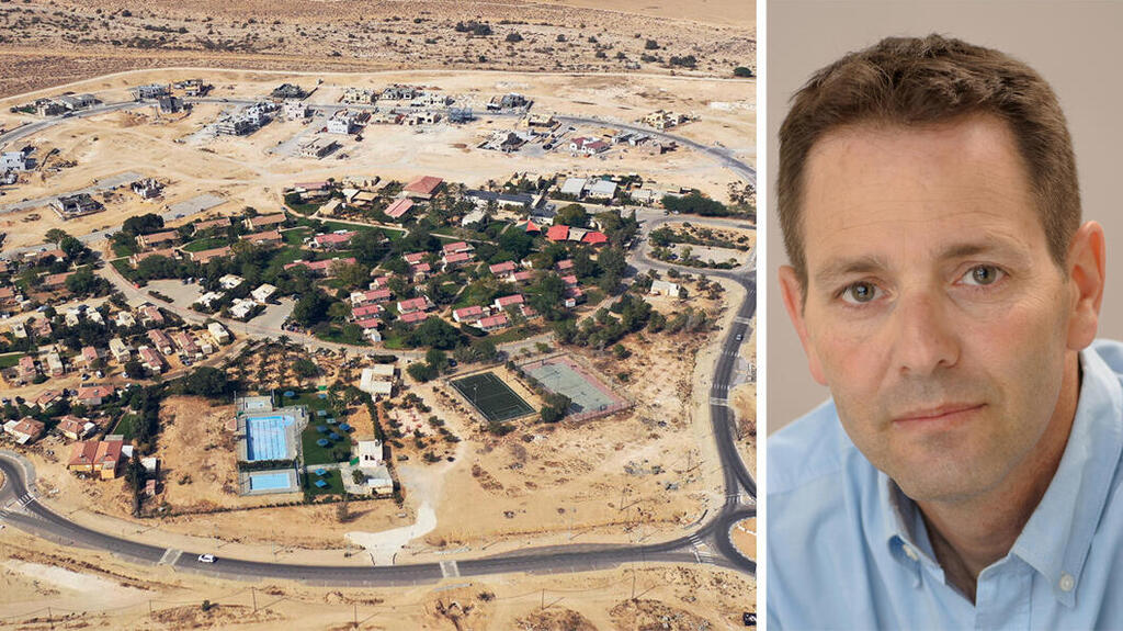 ראש מועצת רמת הנגב דורון ערן ו רתמים יישוב דתי