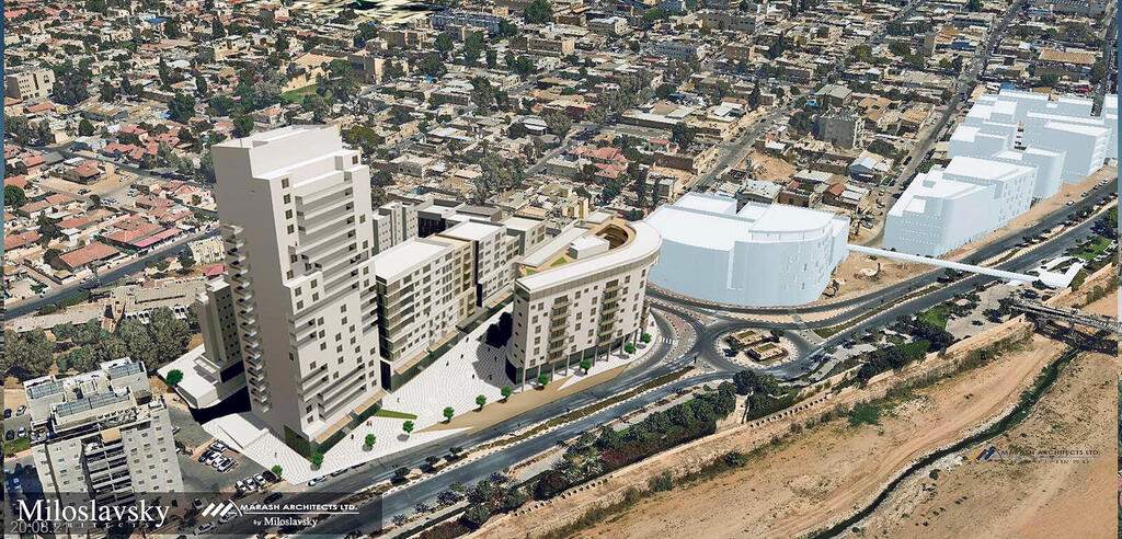 הדמיה פרויקט מתחם מורדי הגטאות באר שבע