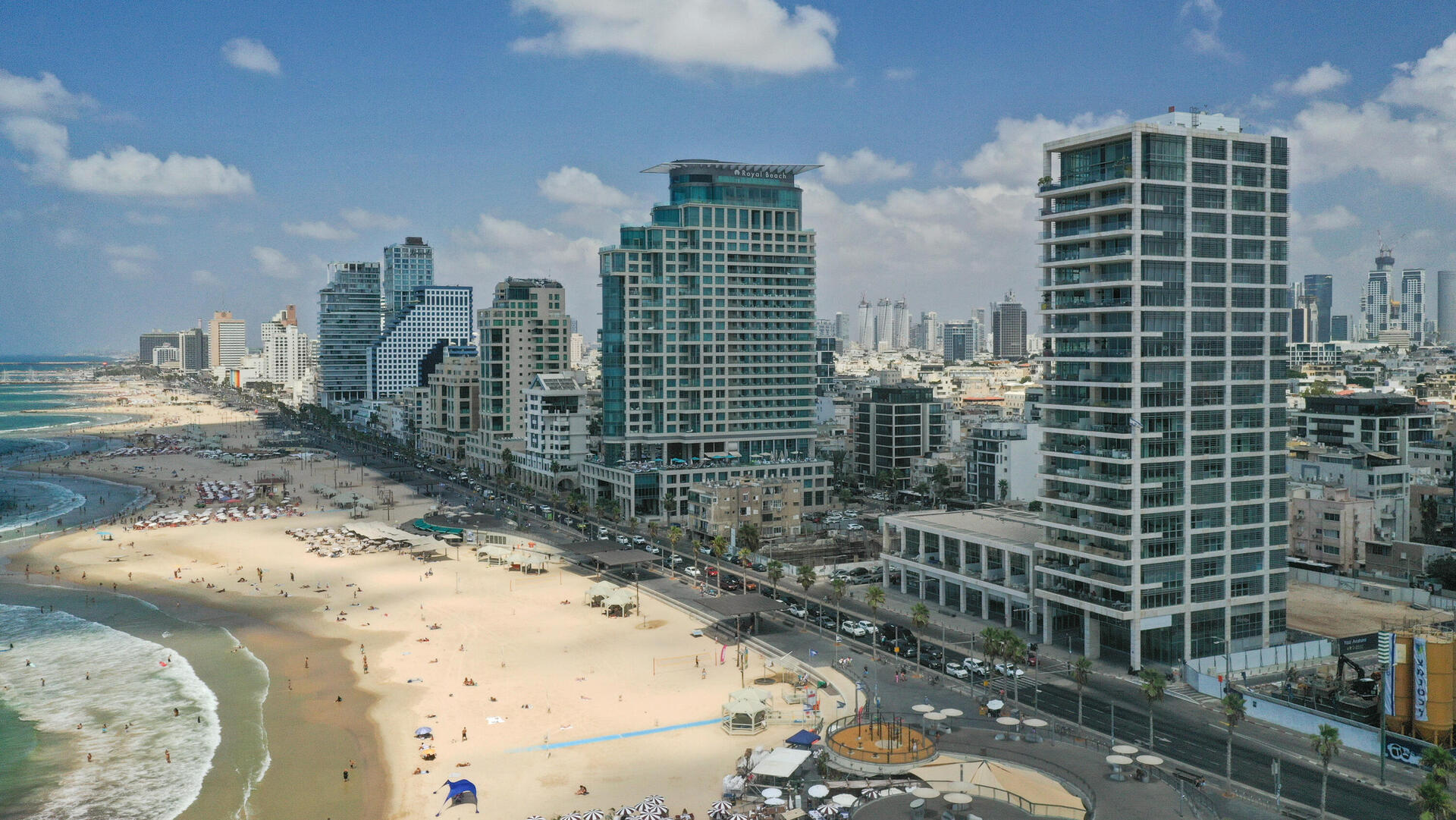 הטיילת תל אביב חוף הים אוגוסט 2025