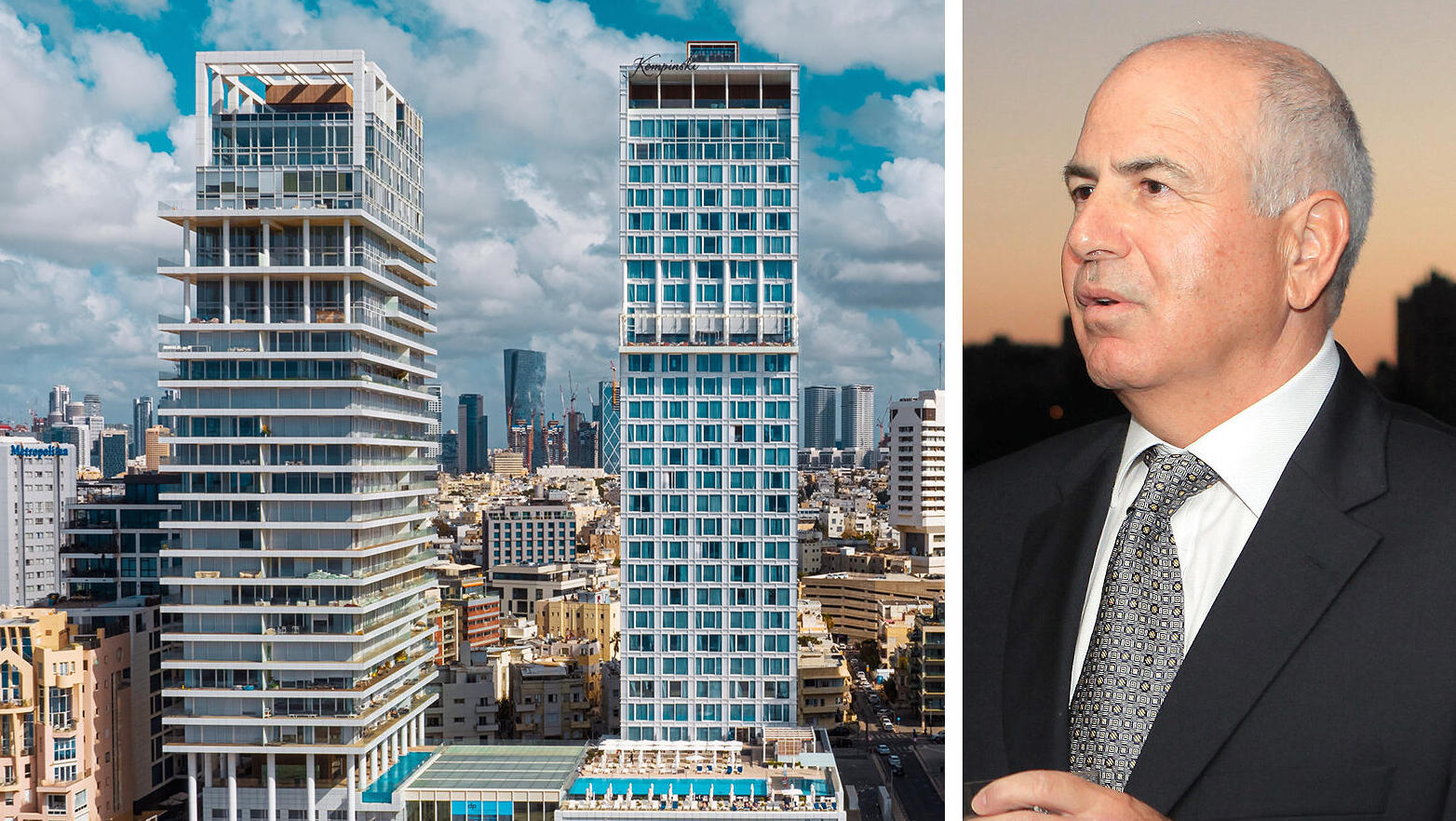 היזם הנרי טייק הבעלים של מגדלי טיילת דוד ו מלון קמפינסקי תל אביב