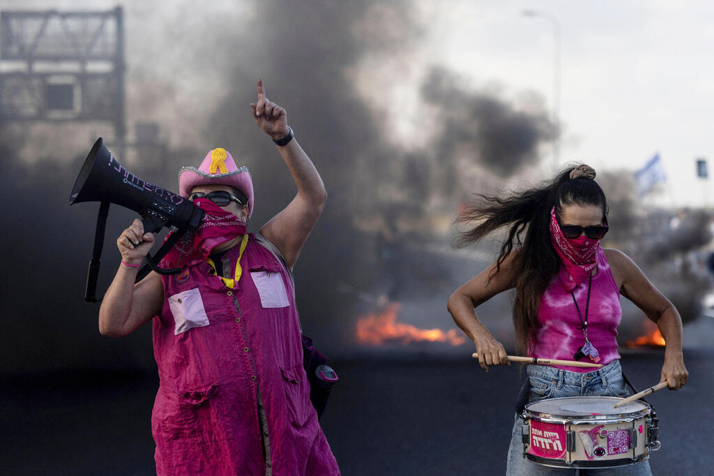 יום ההזדהות הלאומי חסימה ביקום ליד תל אביב