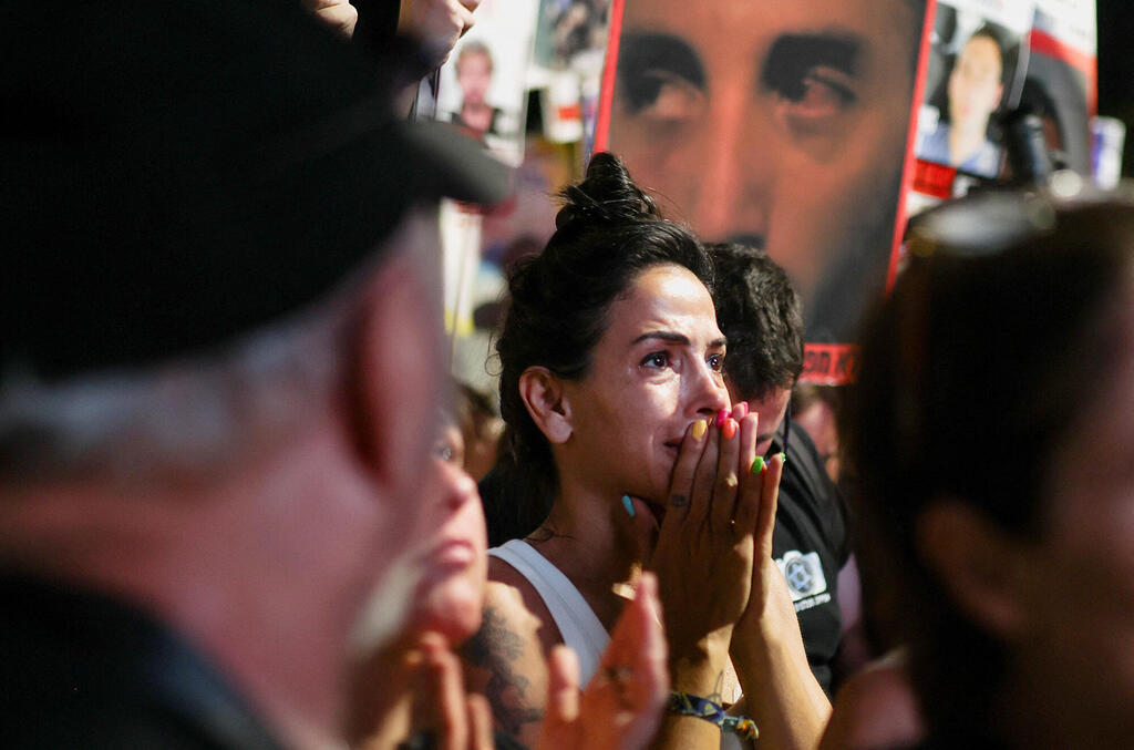 כיכר החטופים תל אביב משפחות חטופים יום מחאה