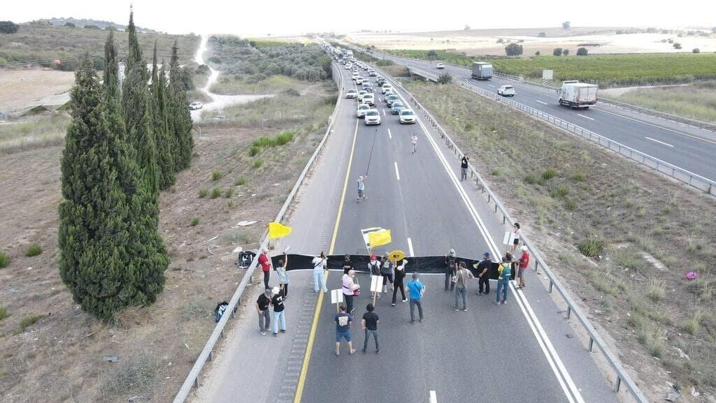 חסימה בכביש 6 26.8.25