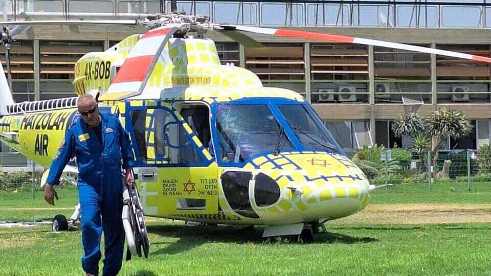 מסוק מדא מד"א מגן דוד אדום