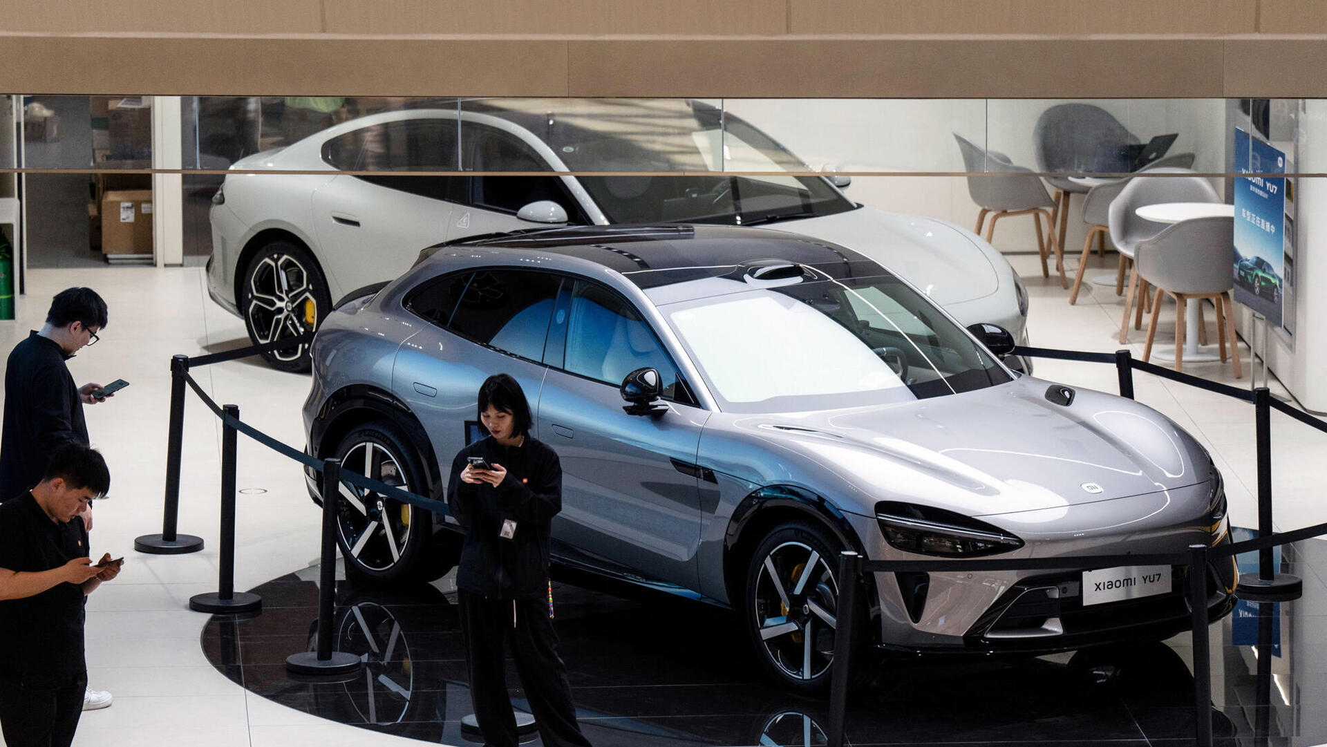 7YU של שיאומי בתצוגה בשנגחאי