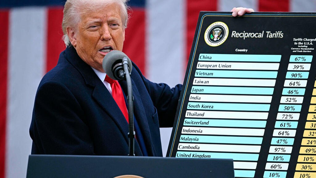 דונלד טראמפ מכריז על העלאת מכסים