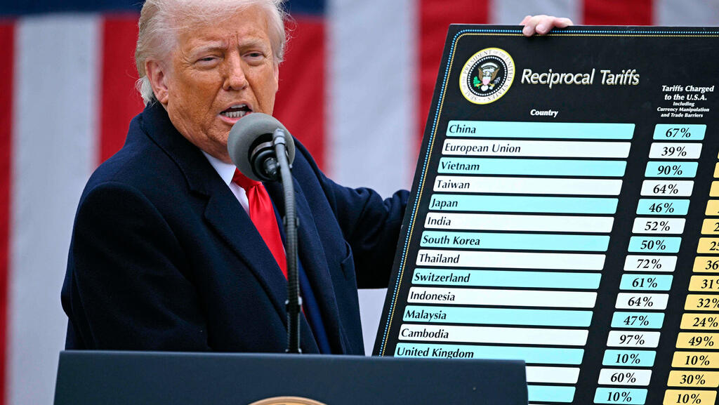 דונלד טראמפ מכריז על העלאת מכסים