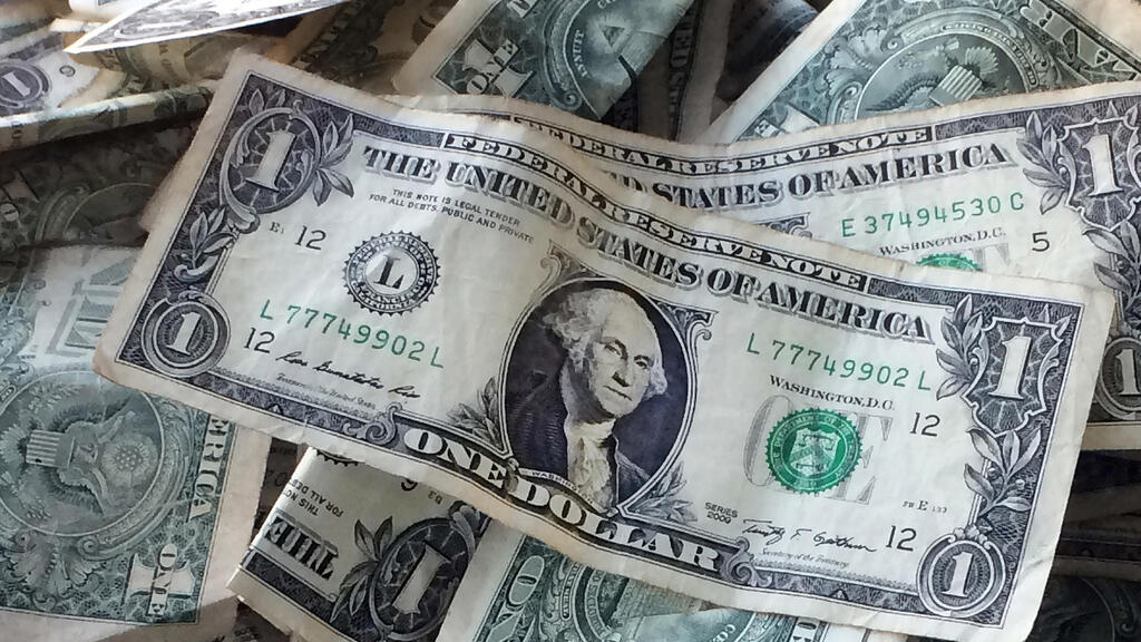 צילום: AP /Mark Lenniha שטר של דולר מט"ח מטבע חוץ