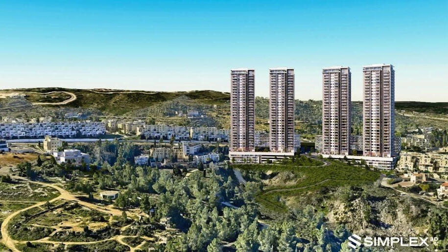 הדמיית תוכנית שכונת גילה הרחבה צפונית ירושלים