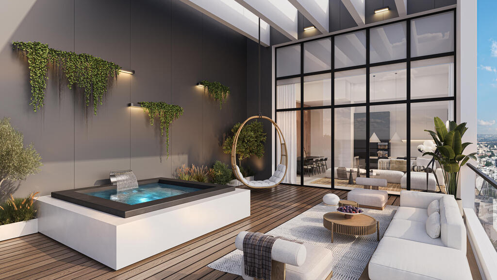 קבוצת אלמוג, פרויקט MALA: דירת פנטהאוז 4 חדרים (אול אין הדמיות) קבוצת אלמוג, פרויקט MALA: דירת פנטהאוז 4 חדרים