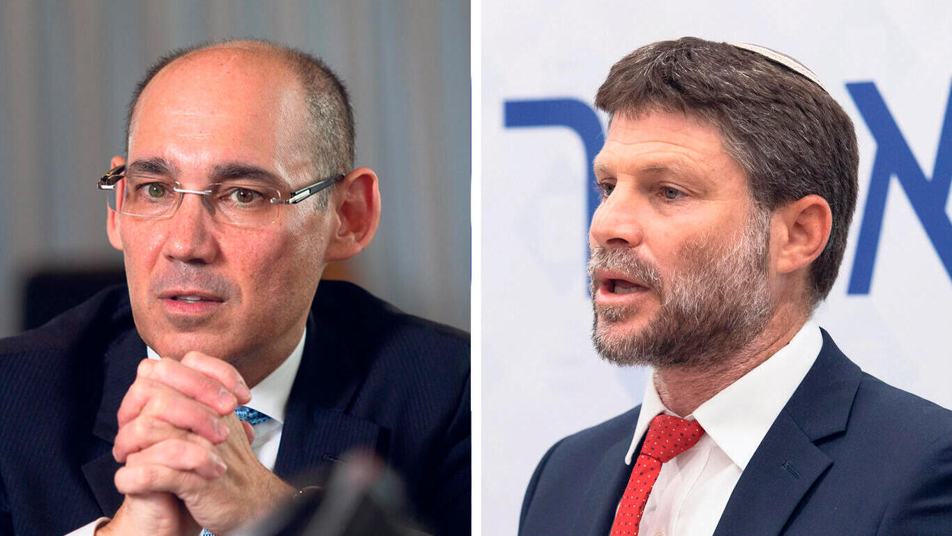 שר האוצר בצלאל סמוטריץ' הנגיד אמיר ירון 
