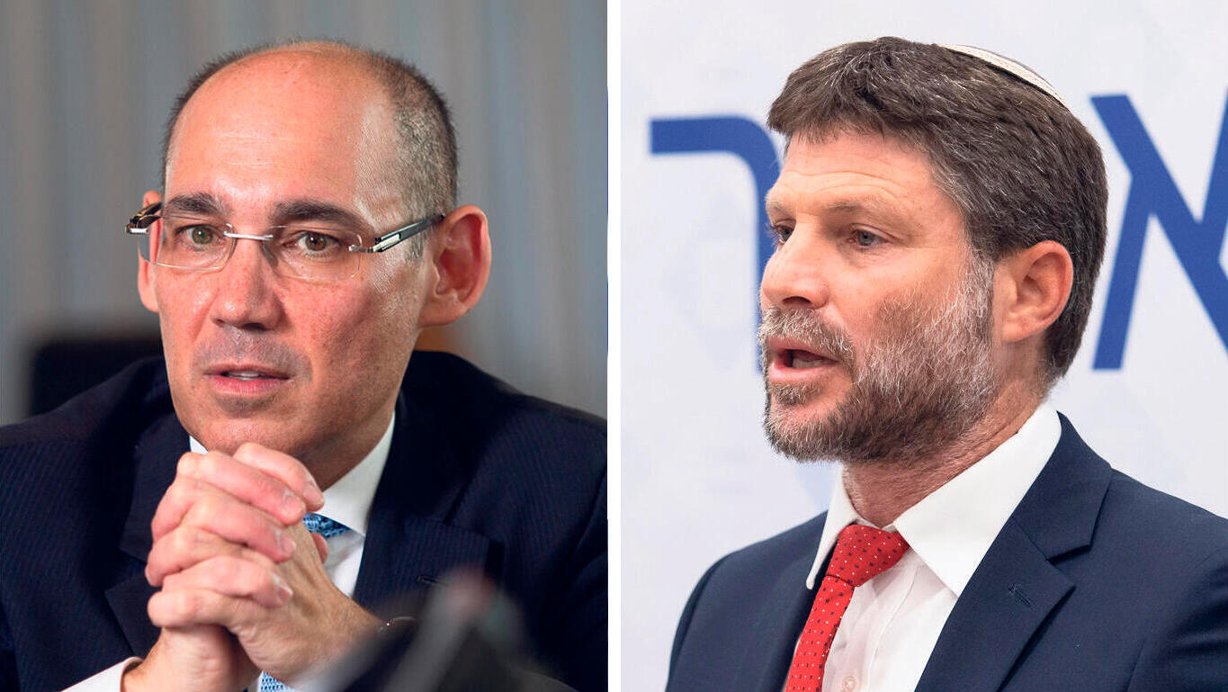 שר האוצר בצלאל סמוטריץ' הנגיד אמיר ירון 