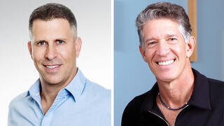 מימין רון סנטור ו עומר דגני מ קרן ספרה