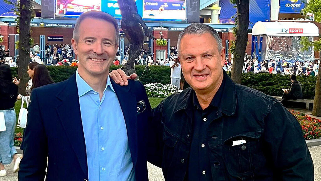 מימין ד"ר אראל מרגלית מייסד ויו"ר JVP ויו"ר Earnix ארניקס רובין גילתרופ