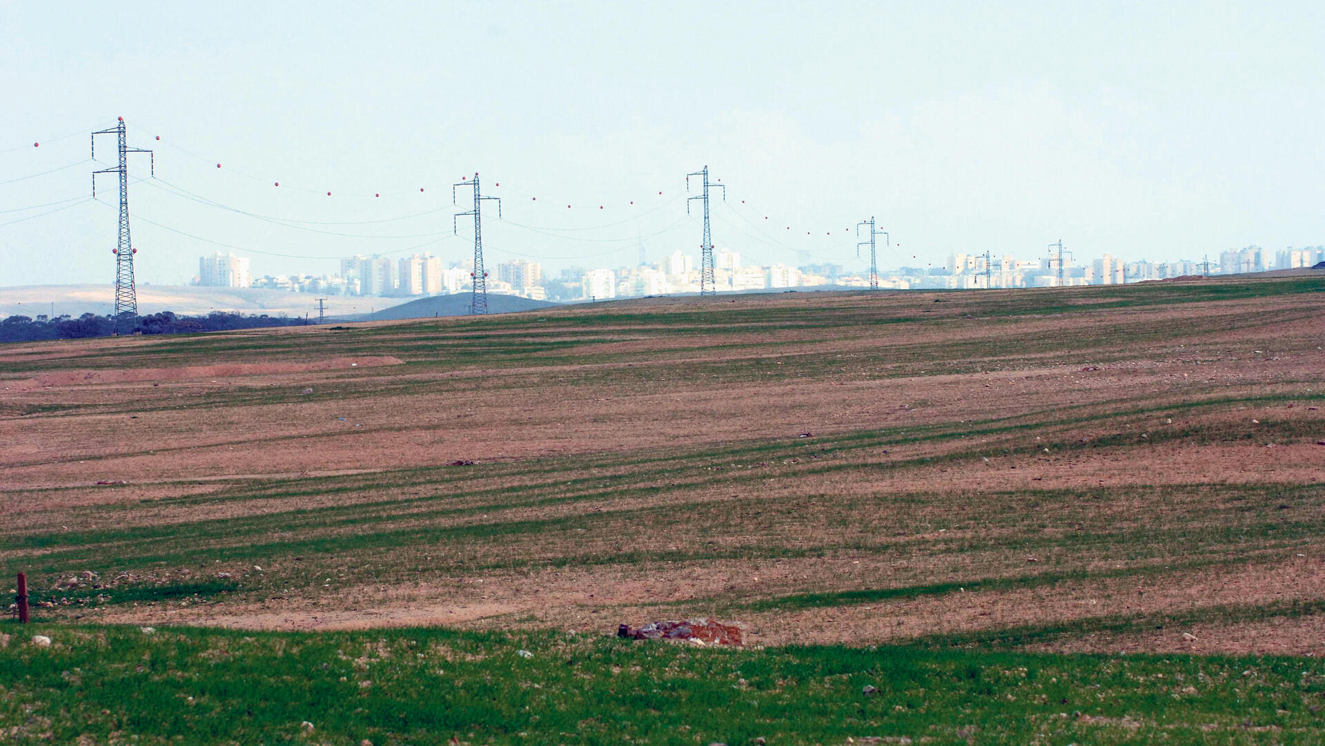 חלק מהשטח ב שדה בריר בו אמורה להתנהל כריית הפוספטים