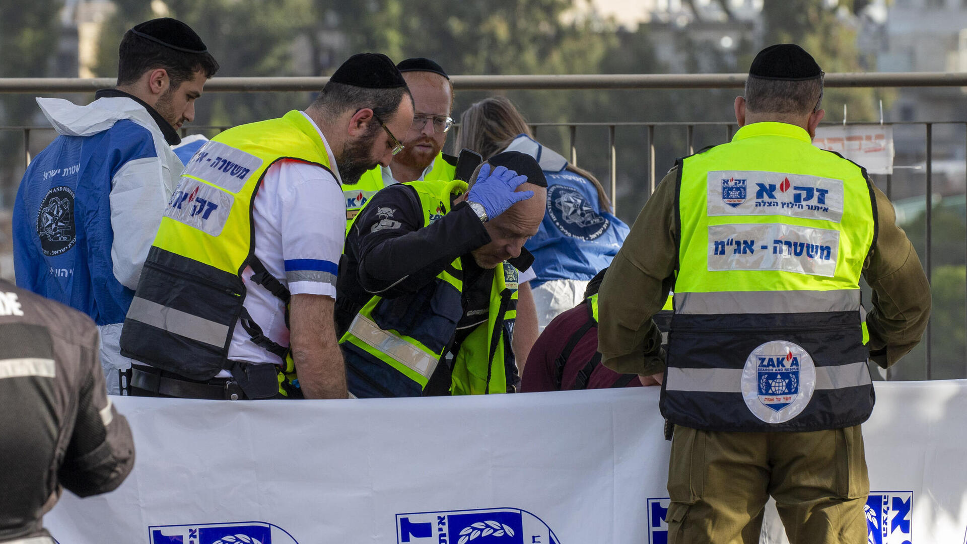 זירת הפיגוע בירושלים, השבוע. בבת אחת אני שוב באינתיפאדה השנייה, בשנות התשעים, במלחמת לבנון הראשונה