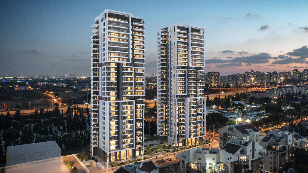 הדמיית פרויקט ענב 360 ב כפר סבא (הדמיה: Dvision3) הדמיית פרויקט ענב 360 ב כפר סבא