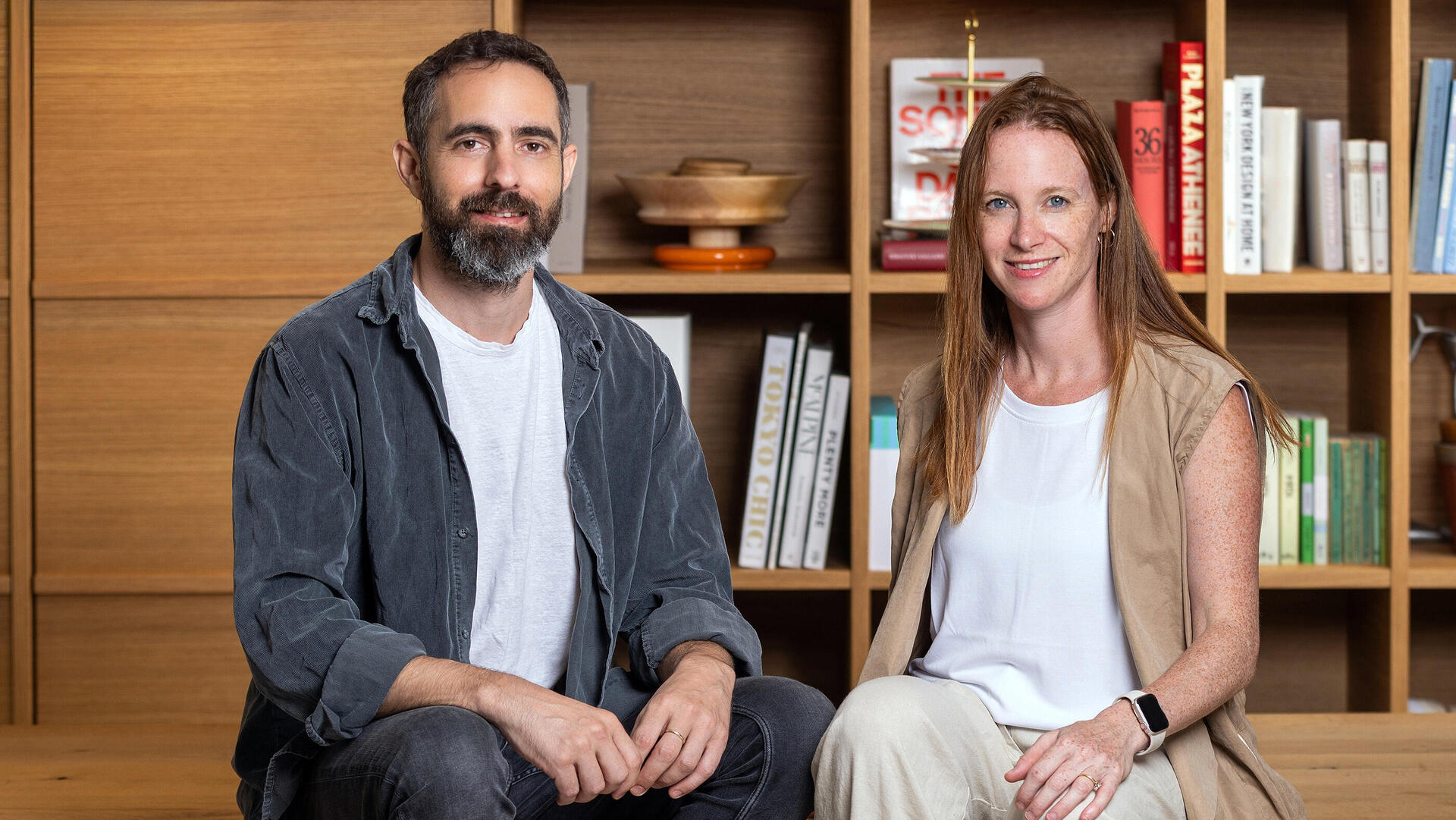 מייסדי בלוקס מימין מיכל לופו מנכלית וטל הרמתי CTO