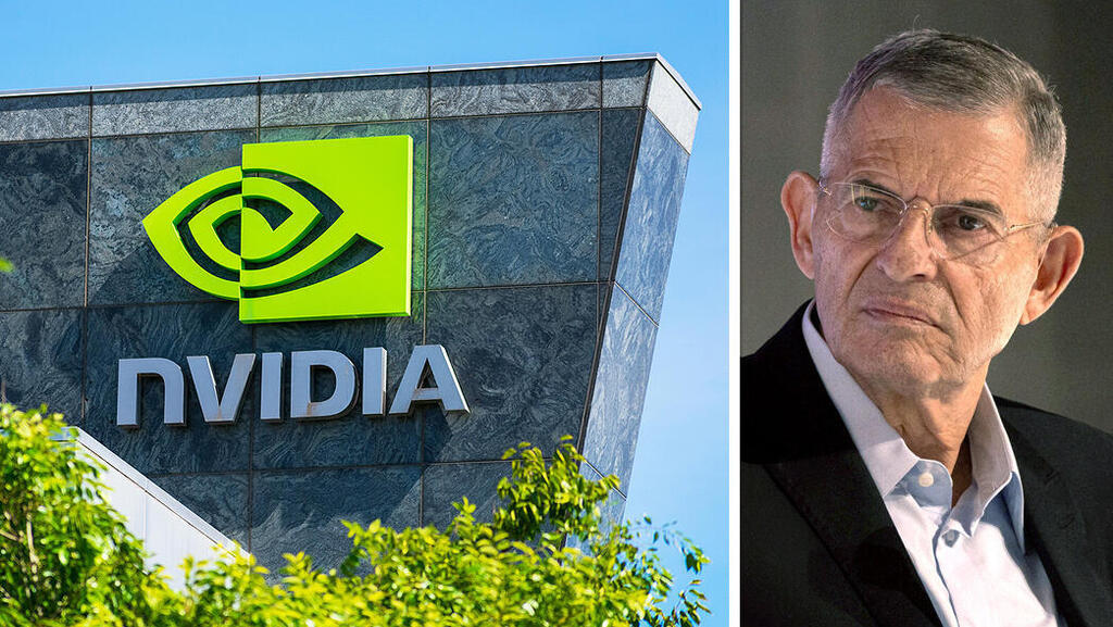 שמואל חרלפ יו"ר כלמוביל לצד מטה אנבידיה Nvidia סנטה קלרה קליפורניה