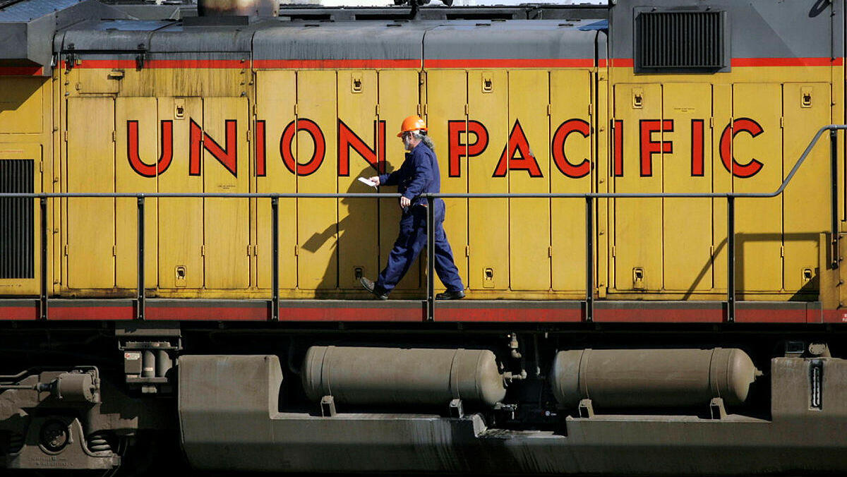 קטר רכבת של חברת יוניון פסיפיק ארה"ב