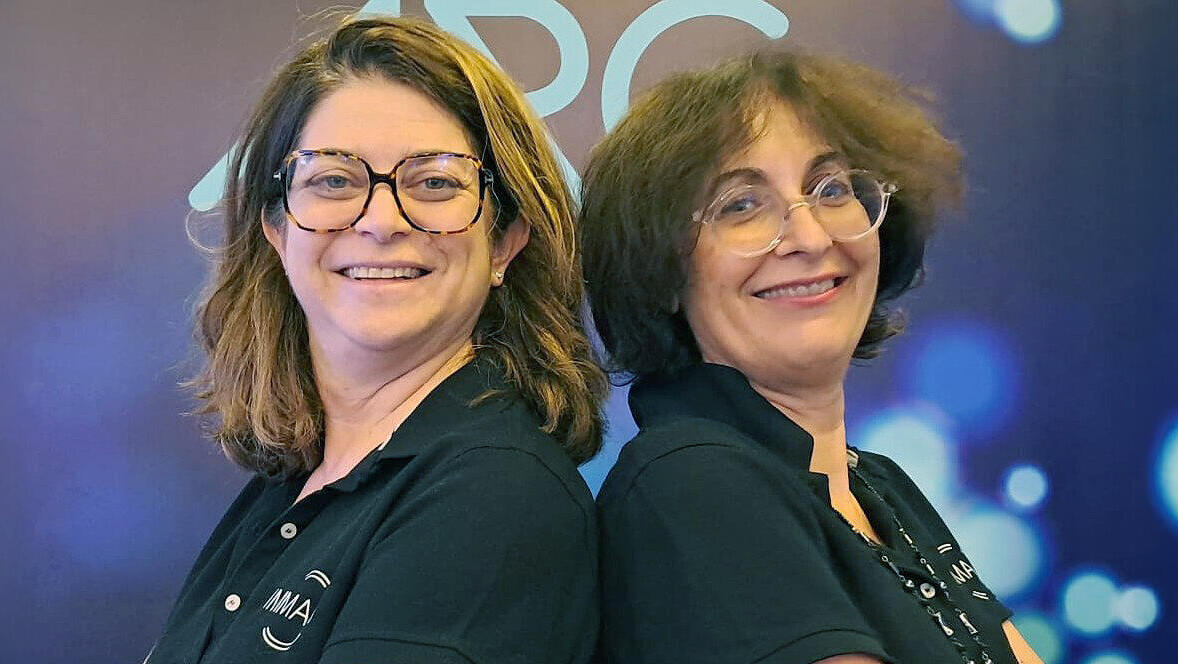 מימין ביאטריס שאמלה מנכ"לית ומייסדת שותפה וד"ר נדיה פריזנט מנהלת רפואית ומייסדת שותפה -  חברת IMMA Health