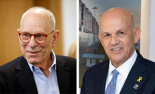 Eli Glickman (right) and Rami Ungar. (Photos: ZIM, Amit Shaal) מימין אלי גליקמן ו רמי אונגר
