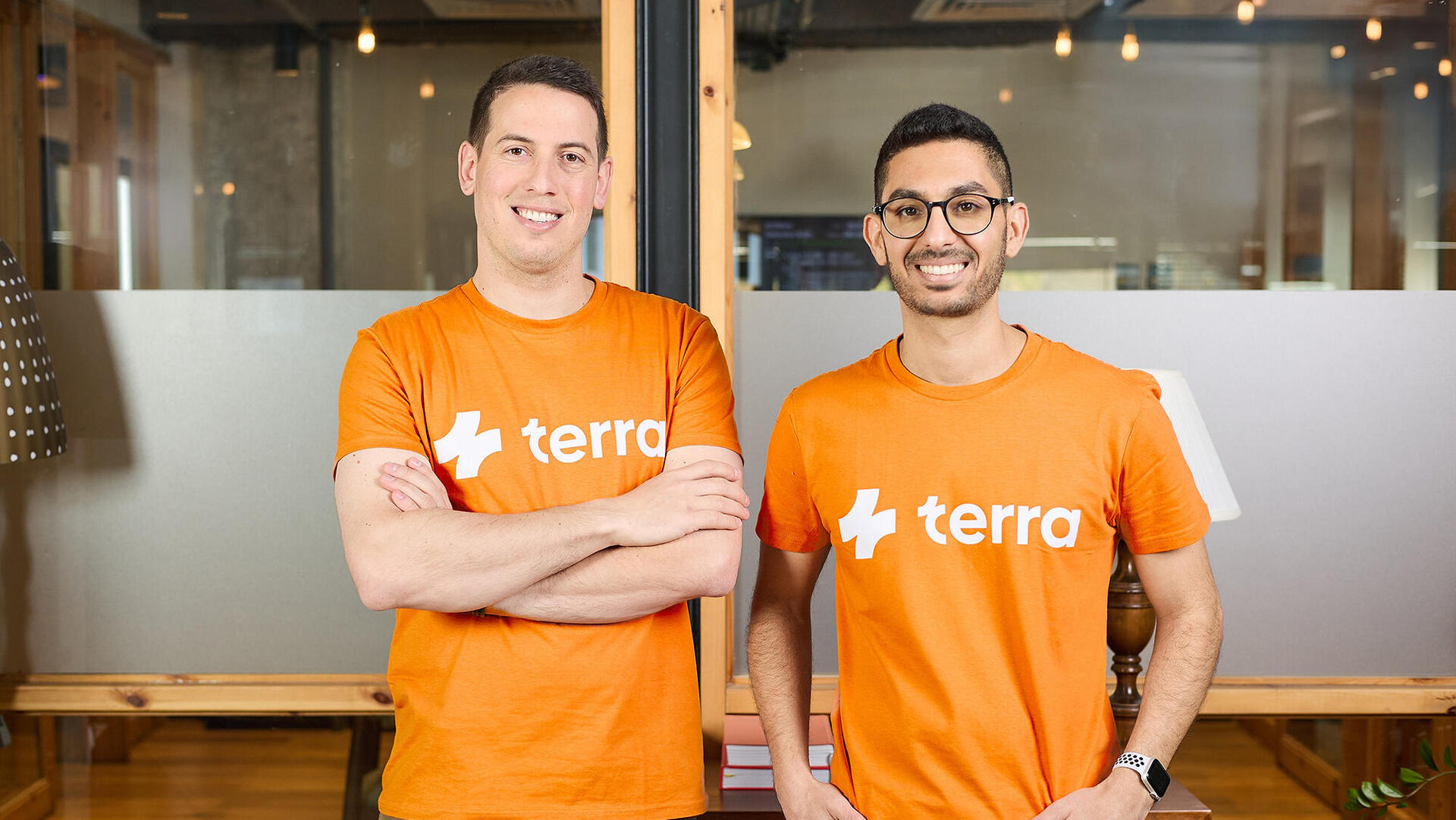 מייסדי טרא סקיוריטי שחר פלד מנכ"ל ו גל מלאכי סמנכ״ל טכנולוגיות