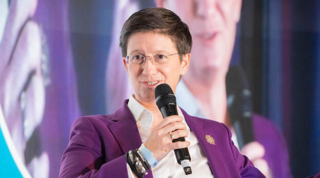 ועידת לונדון 2025-  ג'וליה הוגט מנכ"לית בורסת לונדון וידאו