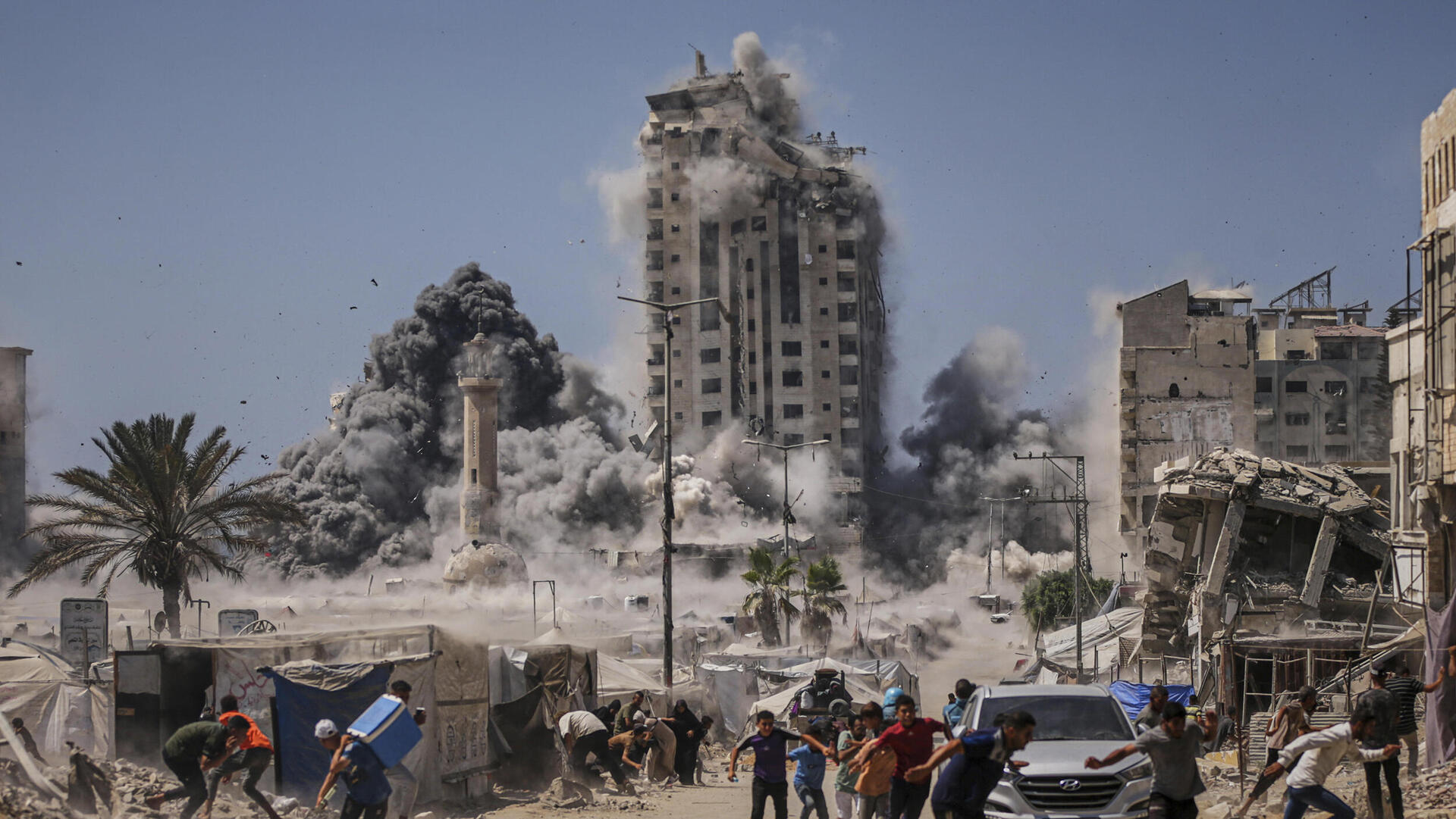 פיצוץ בניין פעולה קרקעית ב עזה 16.9.25