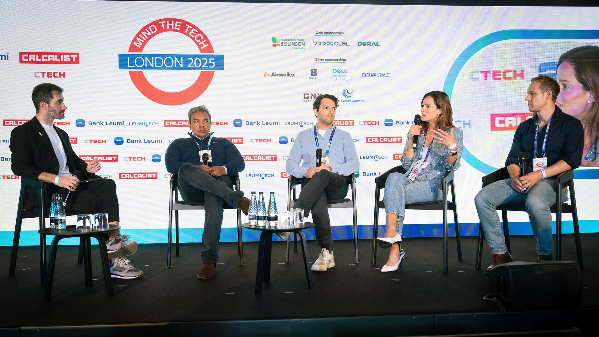  ועידת לונדון 2025 - פאנל מאט רובינסון שותף Accel , שלי הוד מויאל שותפה מייסדת iAngels , סיה הוצ'אנגניה שותף Seedcamp ו גאג'ן ראג'נאתן שותף Highland Europe