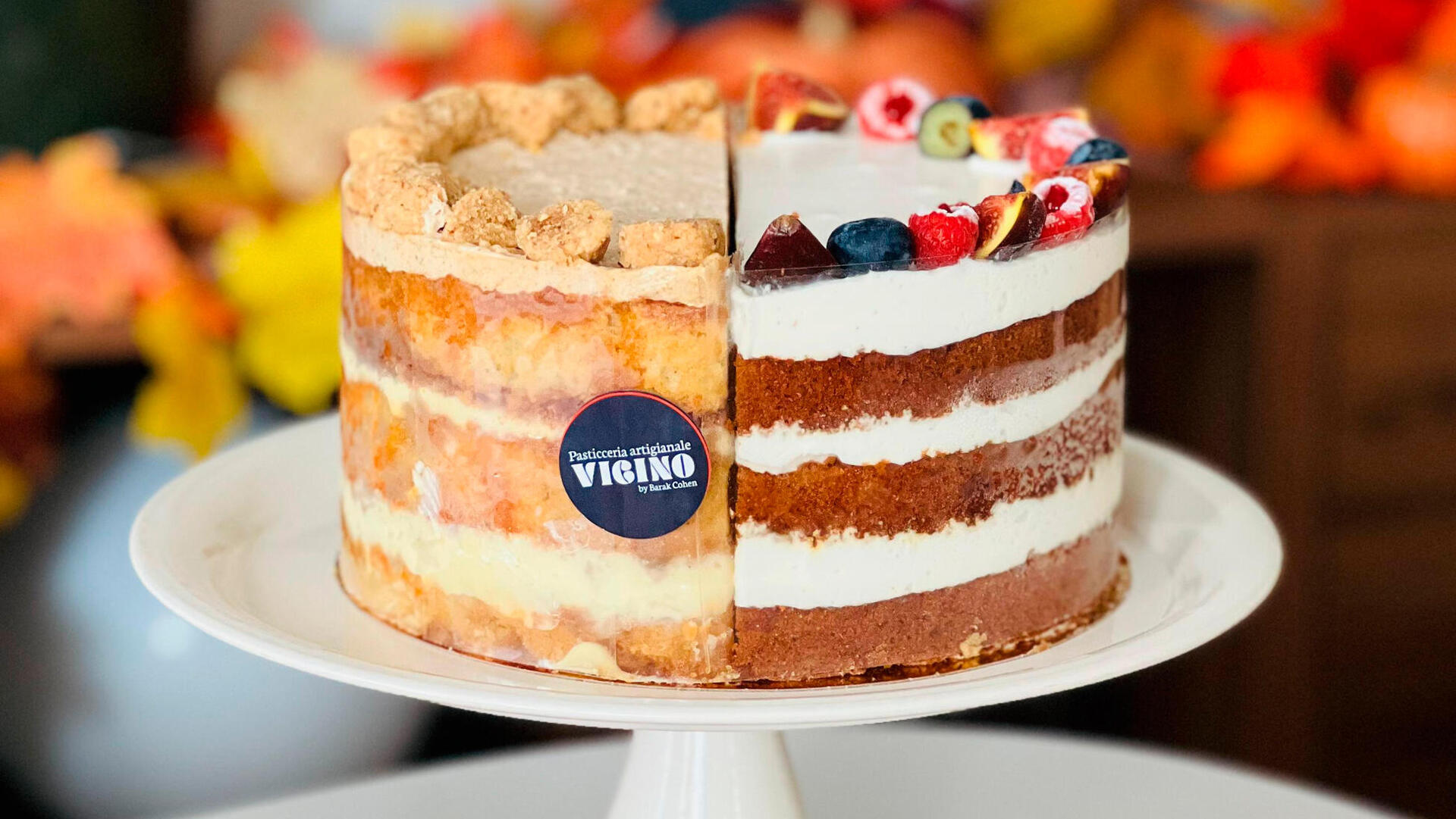 פנאי העוגות של ברק כהן קולקציית עוגות חג מרהיבה לראש השנה קונדיטוריה בוטיק  Vicino Bakery 