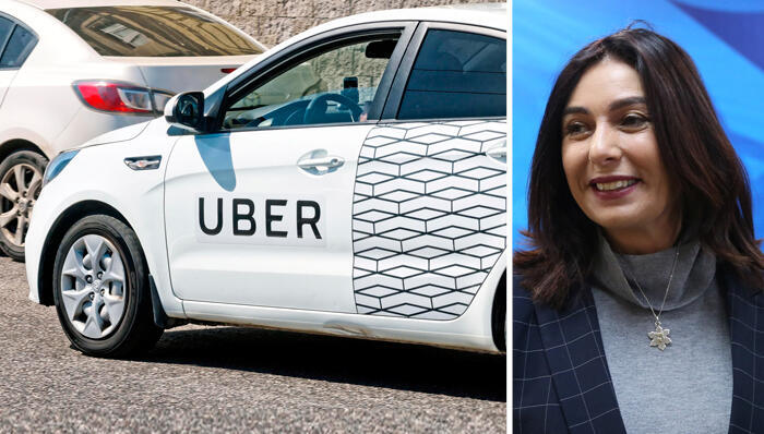 מירי רגב ו מונית אובר 