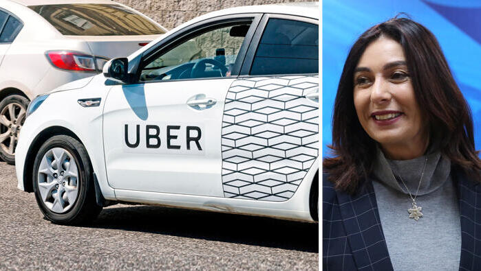 מירי רגב ו מונית אובר 